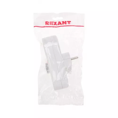 Тройник электрический линейный 16А с заземл. бел. Rexant 11-1079 фото 8 Тройник электрический линейный 16А с заземл. бел. Rexant 11-1079 фото 8