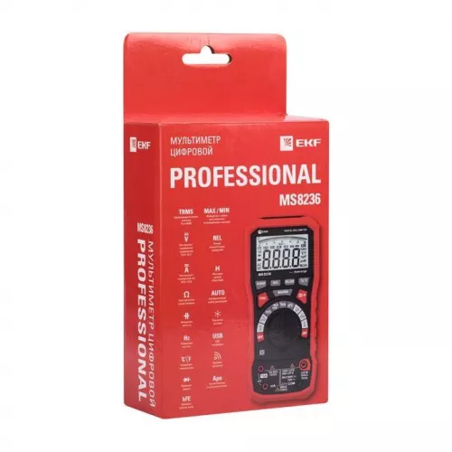 Мультиметр цифровой MS8236 Professional EKF In-180701-pm8236 фото 2