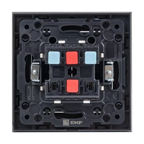 Механизм выключателя 2-кл. Стокгольм 10А черн. PROxima EKF EZV10-023-10 фото 2