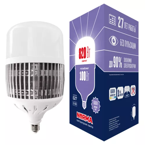 LED-M80-100W/6500K/E27/FR/NR Лампа светодиодная, матовая. Серия Norma. Дневной белый свет (6500K). Картон. ТМ Volpe. LED-M80-100W/6500K/E27/FR/NR Лампа светодиодная, матовая. Серия Norma. Дневной белый свет (6500K). Картон. ТМ Volpe.