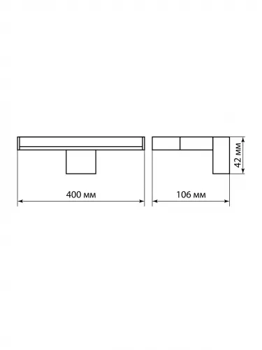 Светильник LED CH-П 8Вт, 4000 К, IP44, Брассия, хром TDM фото 11 Светильник LED CH-П 8Вт, 4000 К, IP44, Брассия, хром TDM фото 11