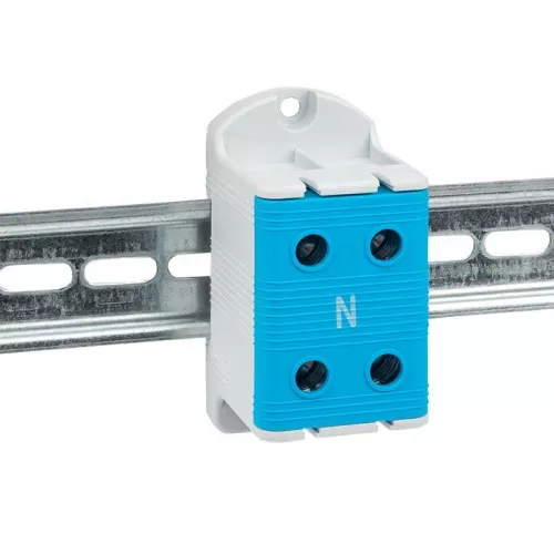 Клемма силовая вводная двойная КСВ 16-95кв.мм син. EKF plc-kvs2-16-95-blue фото 2