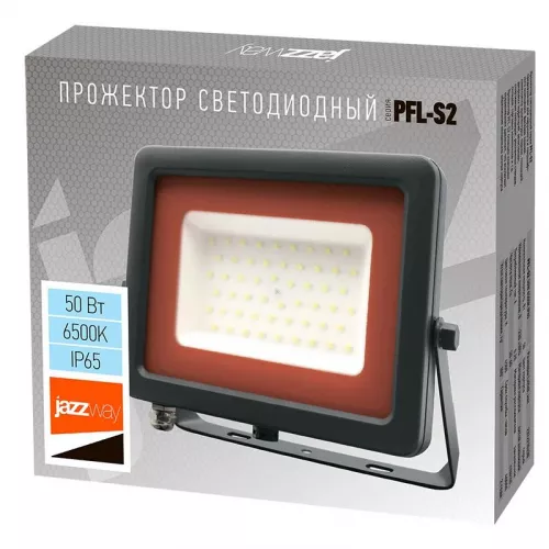 Прожектор светодиодный PFL-S2-SMD-50w 50Вт IP65 с клапаном JazzWay 2853301D фото 6