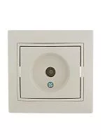 Розетка TV СП Мира оконечная крем/крем. LEZARD 701-0303-130