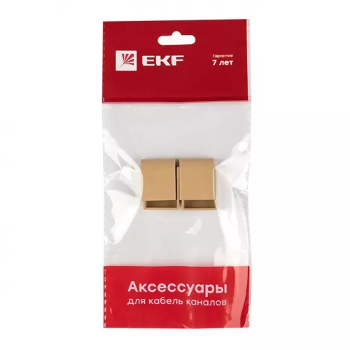 Заглушка 20х10 под свет. дерево Plast PROxima (уп.4шт) EKF ecl-20-10x4 фото 4