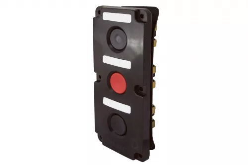 ПКЕ 122-3 У2, красная и две черные кнопки, IP54 TDM