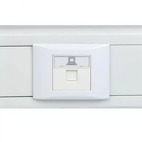 Розетка RJ45 категории 5е (ширина 2 модуля) EKF E2MK015E-135-10 фото 7