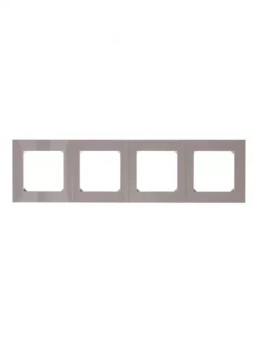 Рамка Levit 4п кофе макиато/бел. ABB 2CHH015040A6018 фото 4 Рамка Levit 4п кофе макиато/бел. ABB 2CHH015040A6018 фото 4