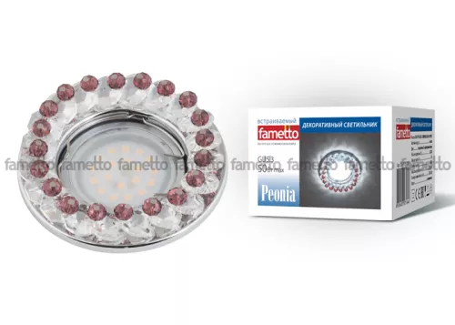 DLS-P115 GU5.3 CHROME/CLEAR+PURPLE DLS-P115 GU5.3 CHROME/CLEAR+PURPLE