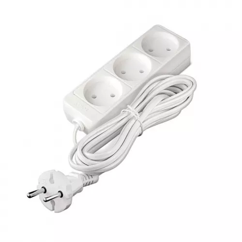 Удлинитель 3х5м без заземл. 6А IP20 ШВВП 1.3кВт Союз 481S-0305