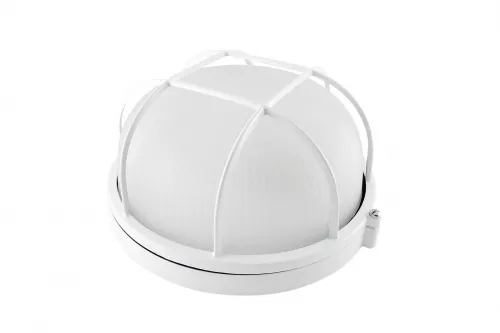Светильник НПБ1302 белый/круг с реш. 60Вт IP54 TDM