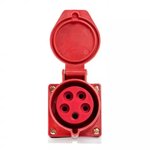 Розетка наружн. уст. 32А 380В 3P+РЕ+N IP44 (125) EKF ps-125-32-380 фото 6