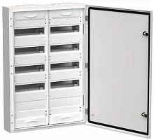 Корпус металлический ЩРн-120 (2х60) 835х570х140 IP54 бел. (одна дверь) TITAN 5 IEK TI5-50-N-2X060-54