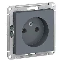 Механизм розетки 1-м СП AtlasDesign 16А без заземл. грифель SchE ATN000741