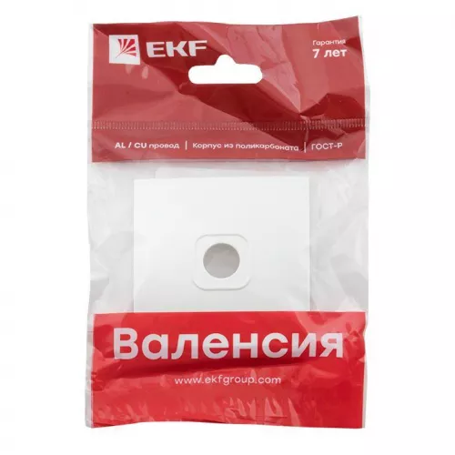 Панель лицевая Валенсия для 1-м розетки TV 75Ом 5-862МГц жемчуж. PROxima EKF ESA00-L-027-50 фото 2 Панель лицевая Валенсия для 1-м розетки TV 75Ом 5-862МГц жемчуж. PROxima EKF ESA00-L-027-50 фото 2