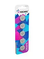 Элемент питания литиевый CR 2016 5хBL (блист.5шт) Космос KOC20165BL
