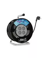 Удлинитель на катушке 4х30м 16А ПВС 2х1.5 Космос YKKsm30m-4g(16A)