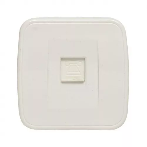 Розетка телефонная 1-м ОП Минск Phone бел. Basic EKF EGT01-034-10 фото 4