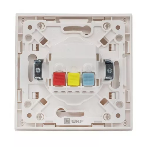 Розетка 1-м СП Стокгольм 16А IP20 с заземл. защ. шторки бел. PROxima EKF EXR16-028-10 фото 4
