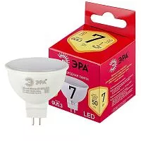 Лампа RED LINE LED MR16-7W-827-GU5.3 R GU5.3 9Вт софит нейтр. бел. свет Эра Б0050231