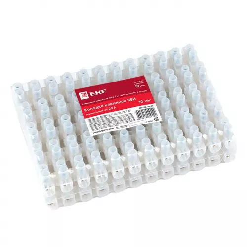 Колодка клеммная полистирол 16мм 30А EKF plc-KK-16-30 фото 2