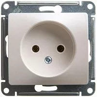 Механизм розетки 1-м СП Glossa 16А IP20 без заземл. перламутр SchE GSL000641