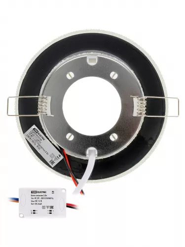 Светильник встраиваемый СВ 03-11 GX53 230В LED подсветка 5 Вт зеркальный/хром TDM фото 6