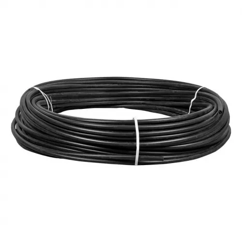 Труба ПНД гладкая жесткая d16мм черн. (уп.100м) EKF tpndg-16