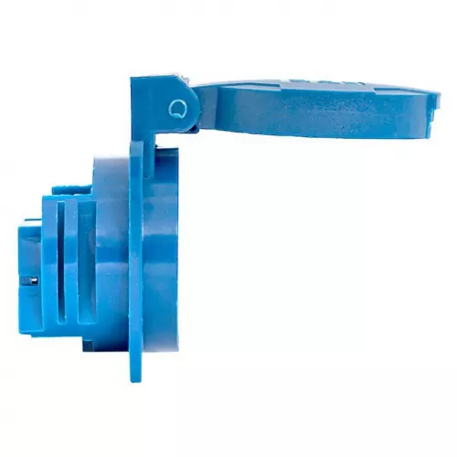 Розетка панельная 112 скрытая 2P+PЕ 16А 220В IP44 с защ. крышкой  EKF ps-112-16-220 фото 7