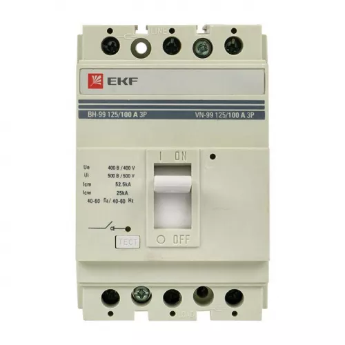 Выключатель нагрузки 3п ВН-99 125/100А EKF sl99-125-100 фото 2 Выключатель нагрузки 3п ВН-99 125/100А EKF sl99-125-100 фото 2