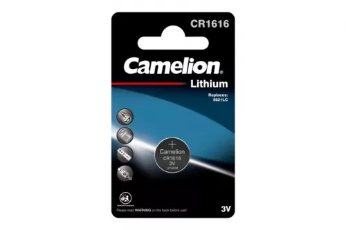 Элемент питания литиевый CR CR1616 BL-1 (блист.1шт) Camelion 3070