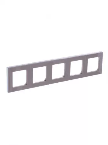 Рамка Levit 5п кофе макиато/бел. ABB 2CHH015050A6018 фото 3