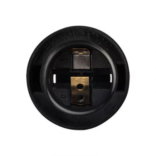 Патрон пластиковый термостойкий подвесной E27 черн. Rexant 11-8828 фото 2