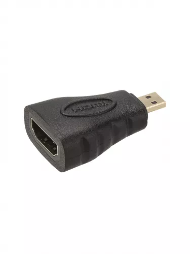 Переходник "АВП 1" штекер micro HDMI - гнездо HDMI, позолоченные контакты, TDM фото 3
