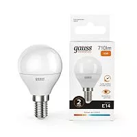 Лампа светодиодная Elementary Globe 10Вт E14 3000К Gauss 53110