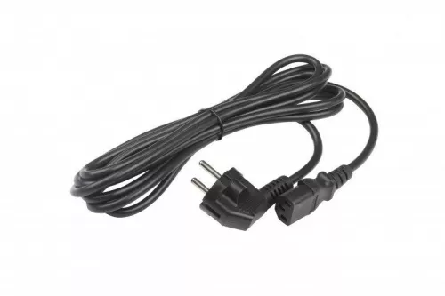 Кабель PWC-IEC13-SHM-3.0-BK питания комп. (Shucko+C13) (3х0.75) 3м Hyperline 34928