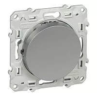 Механизм выключателя 1-кл. СП Odace 10А IP21 (сх. 1) алюм. SchE S53R201