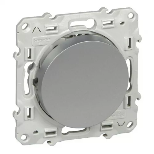 Механизм выключателя 1-кл. СП Odace 10А IP21 (сх. 1) алюм. SchE S53R201 Механизм выключателя 1-кл. СП Odace 10А IP21 (сх. 1) алюм. SchE S53R201