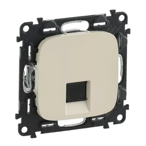 Механизм розетки комп. 1-м Valena Allure RJ45 CAT.5E UTP с лицевой панелью сл. кость Leg 753840 фото 2 Механизм розетки комп. 1-м Valena Allure RJ45 CAT.5E UTP с лицевой панелью сл. кость Leg 753840 фото 2