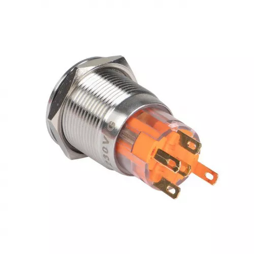 Кнопка S-Pro67 19мм без фикс. с красн. подсветкой 24В PROxima EKF s-pro67-112 фото 3