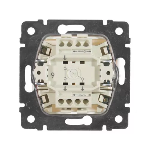 Механизм переключателя проходного на 2 направления 1-кл. СП Valena 10А IP31 250В бел. Leg 774406 фото 2