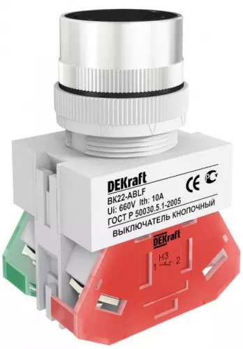 Кнопка ABLF-22 черн. ВК-22 SchE 25012DEK Кнопка ABLF-22 черн. ВК-22 SchE 25012DEK