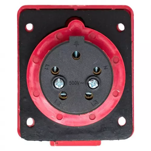 Розетка скрыт. уст. 16А 380В 3P+РЕ+N IP44 (415) EKF ps-415-16-380 фото 4