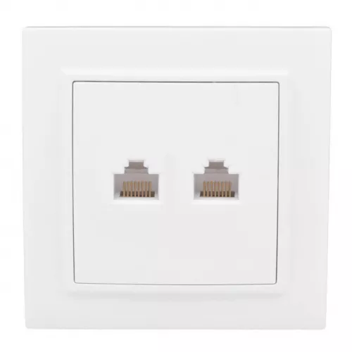 Розетка RJ-45 2-м СП Минск бел. EKF ERK02-035-10
