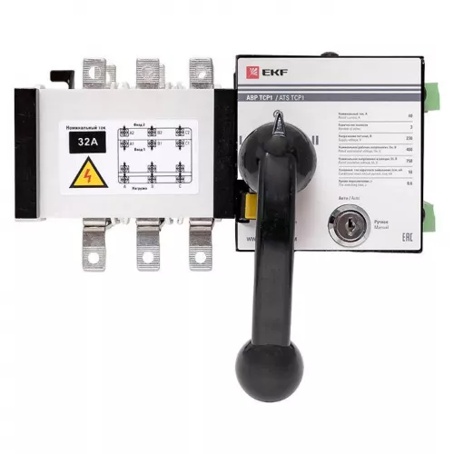 Устройство АВР ТСР1 3п 32А 230В PROxima EKF ats-tsr1-32A-3p-pro фото 14