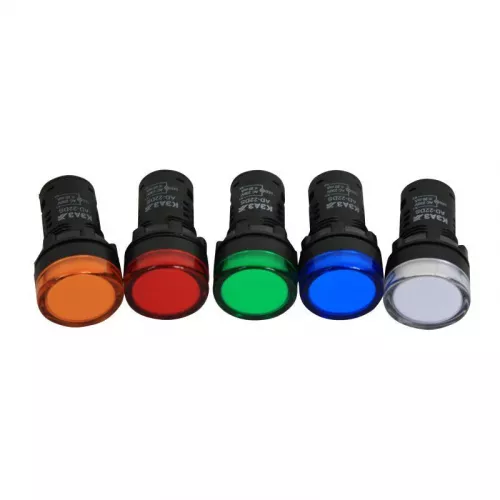 Лампа AD22DS(LED) матрица 22мм 230В зел. КЭАЗ 238693