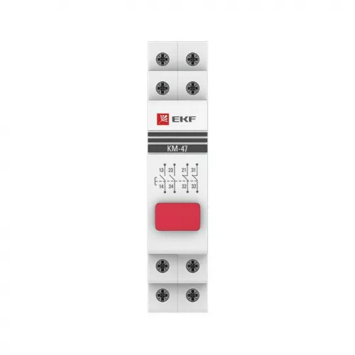 Кнопка модульная КМ-47 красная EKF mdb-47-red-pro фото 4