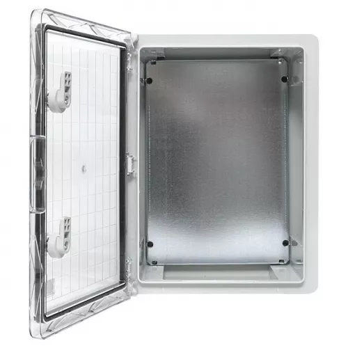 Бокс пластиковый с монтажной платой 400х300х170 IP65 прозр. дверь PROxima EKF PBT65MP003 фото 3