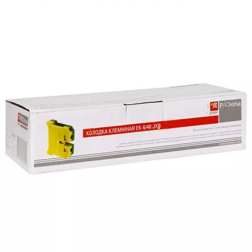 Колодка клеммная EK-4/32 JXB земля EKF plc-ek-4/32 фото 3