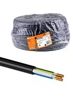 Кабель ВВГнг(А)-FRLSLTx 3х1,5 ок(N, PE)-0,66 ГОСТ (100м) TDM